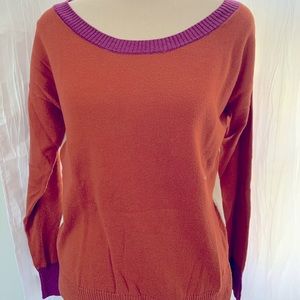 Pearl women’s color block sweater size small
